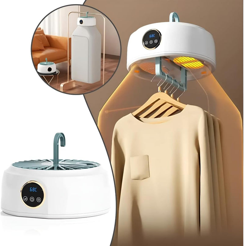 Secador Portátil para Ropa y Zapatos con Aire Caliente