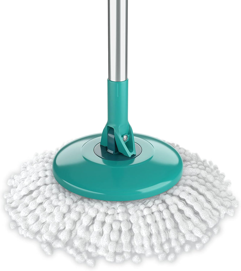 Trapeador con Mopa de Microfibra y Sistema Giratorio 360°