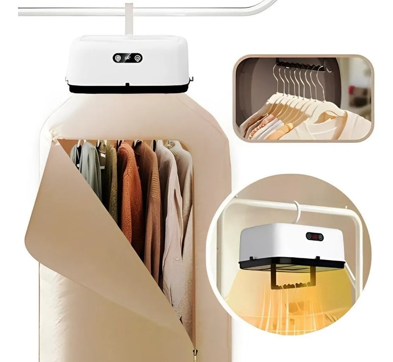 Secador Portátil para Ropa y Zapatos con Aire Caliente