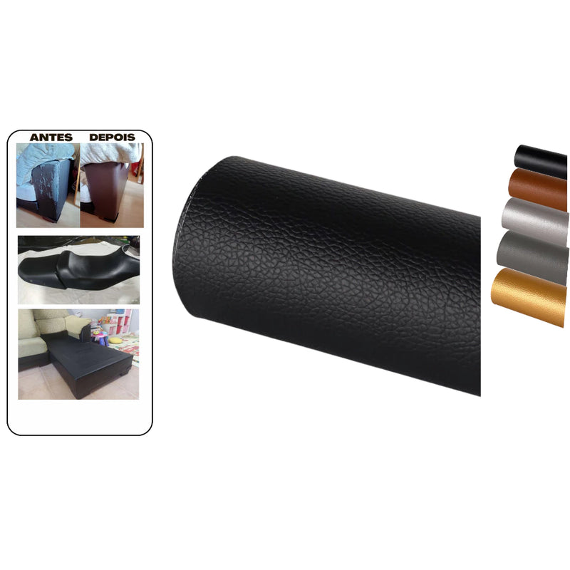 Parche de Reparación de Cuero PU Autoadhesivo – Sofás, Autos, Chaquetas y Bolsos (50x138 cm)