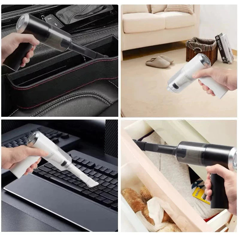 Mini Aspiradora Portátil Automática – Limpieza Rápida para Alfombras y Tapetes